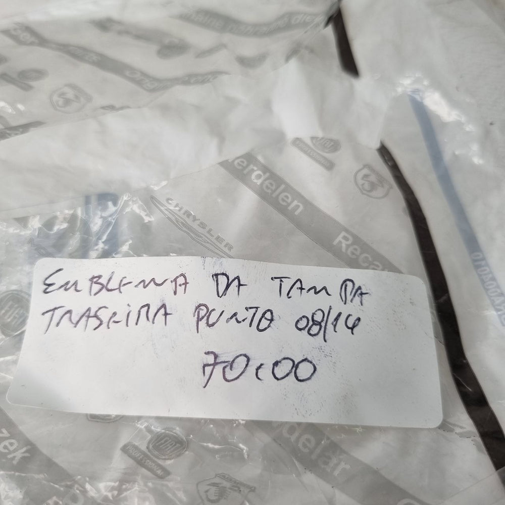 Emblema Tras Tampa Fiat Punto 2008/2014