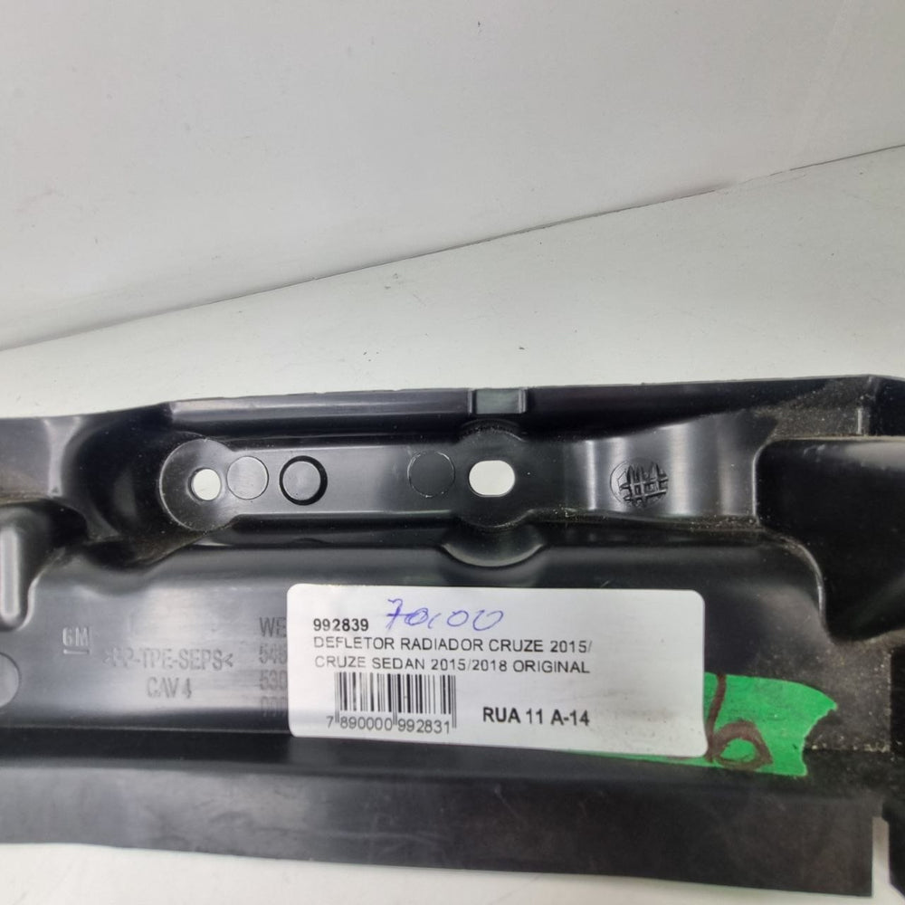Defletor Radiador Chevrolet Cruze 2015/2018