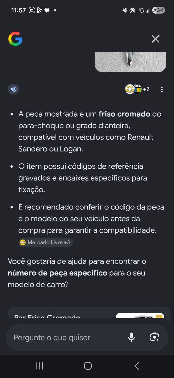 Friso Cromado Grade Dianteira VW Up! 2014/2022 Novo