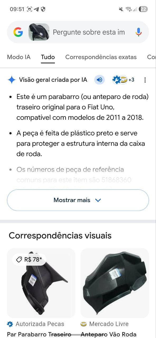 Parabarro Tras Esq Fiat Uno 2011/2018
