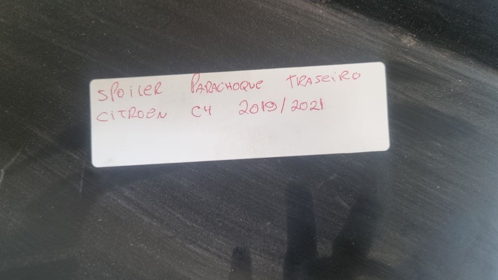 Spoiler Parachoque Traseiro Citroen C4 2019/2021
