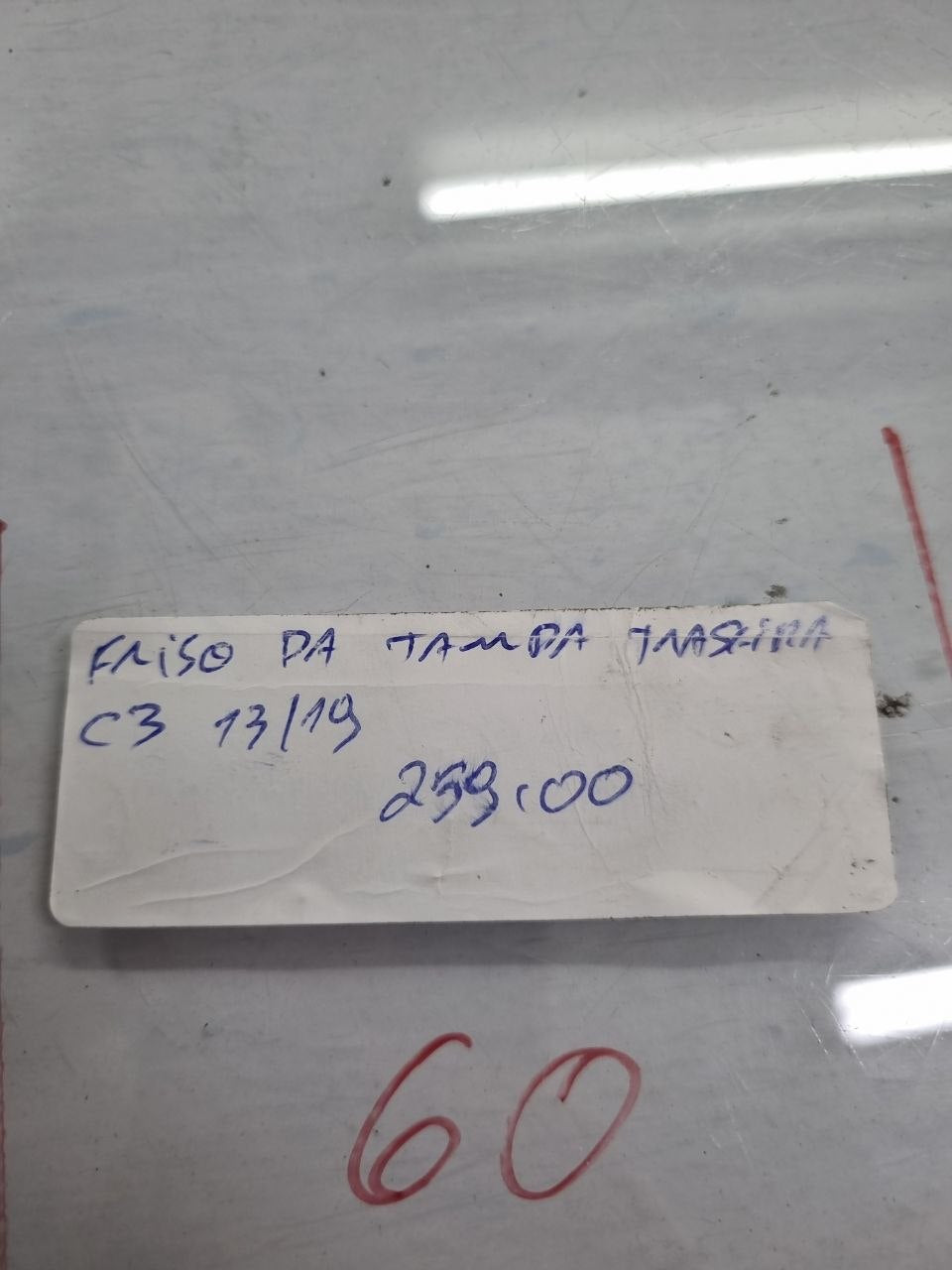 Friso Tampa Traseira Citroën C3 2013/2019