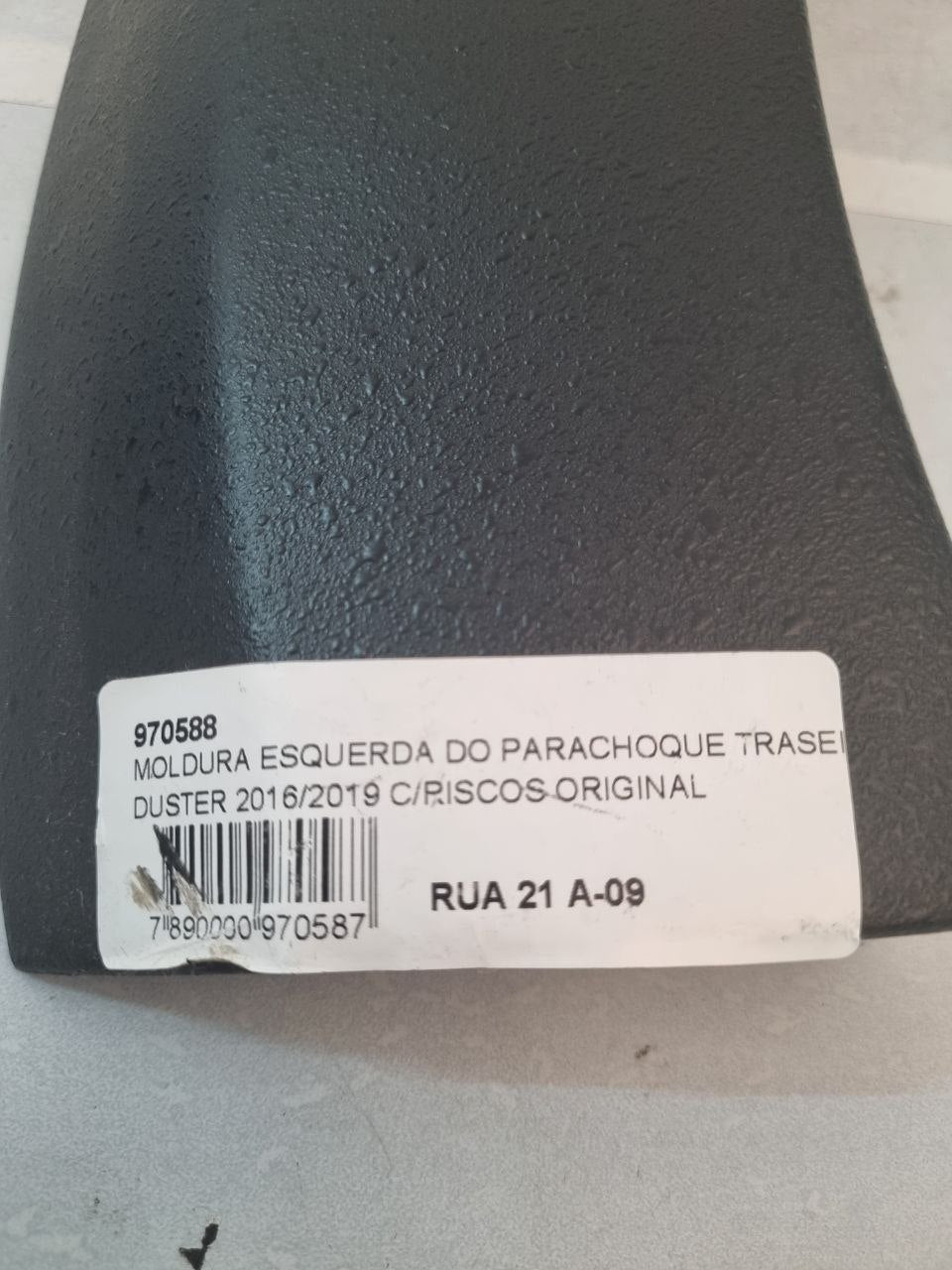 Moldura Parachoque Tras Esq Renault Duster 2016/2019 -