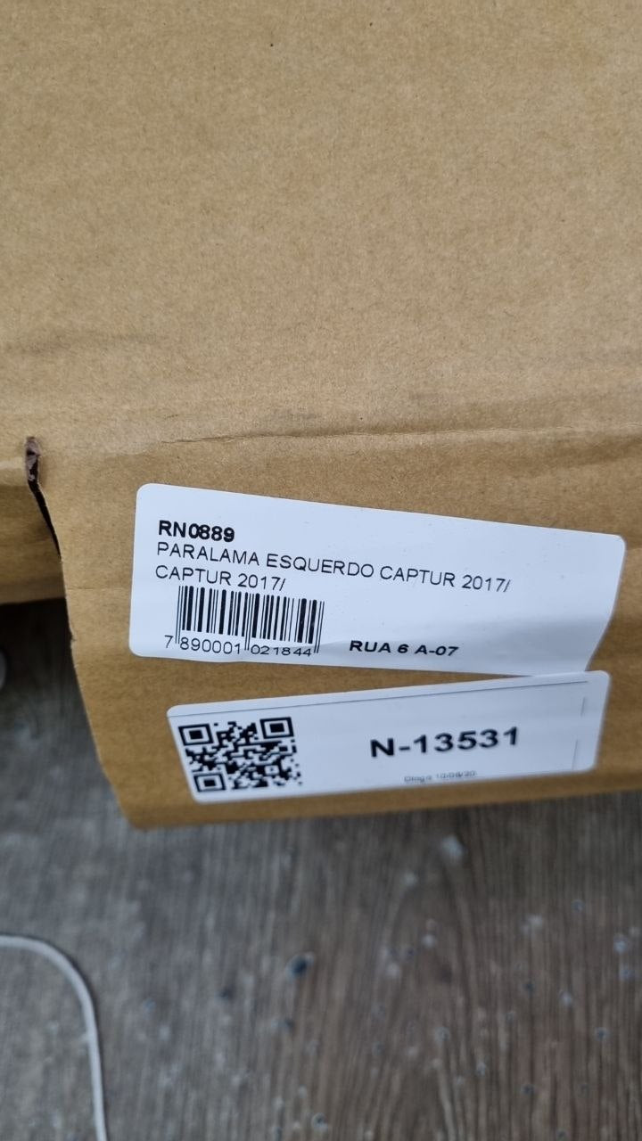 Paralama Diant Esq Renault Captur 2017/2024