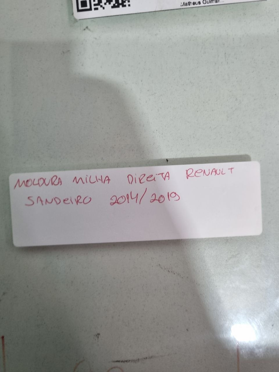Moldura Milha Diant Dir Renault Sandero 2014/2019