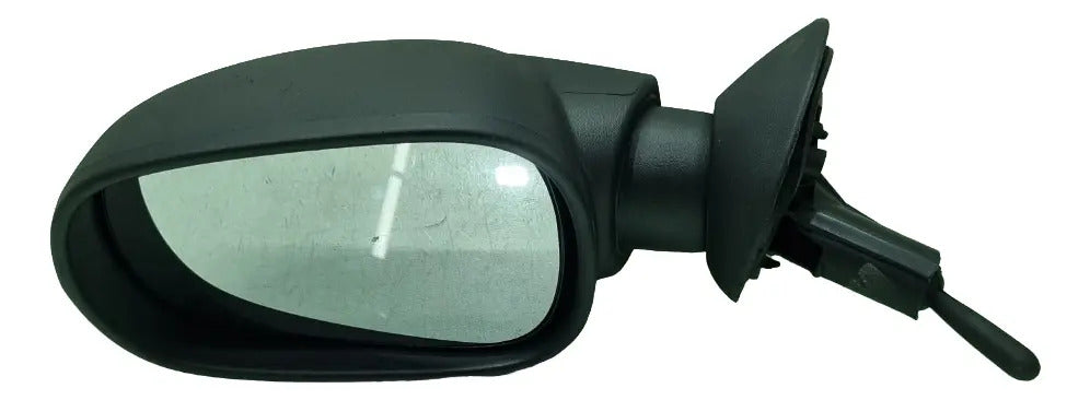 Retrovisor Esquerdo Manual Renault Sandero 2007/09 Original