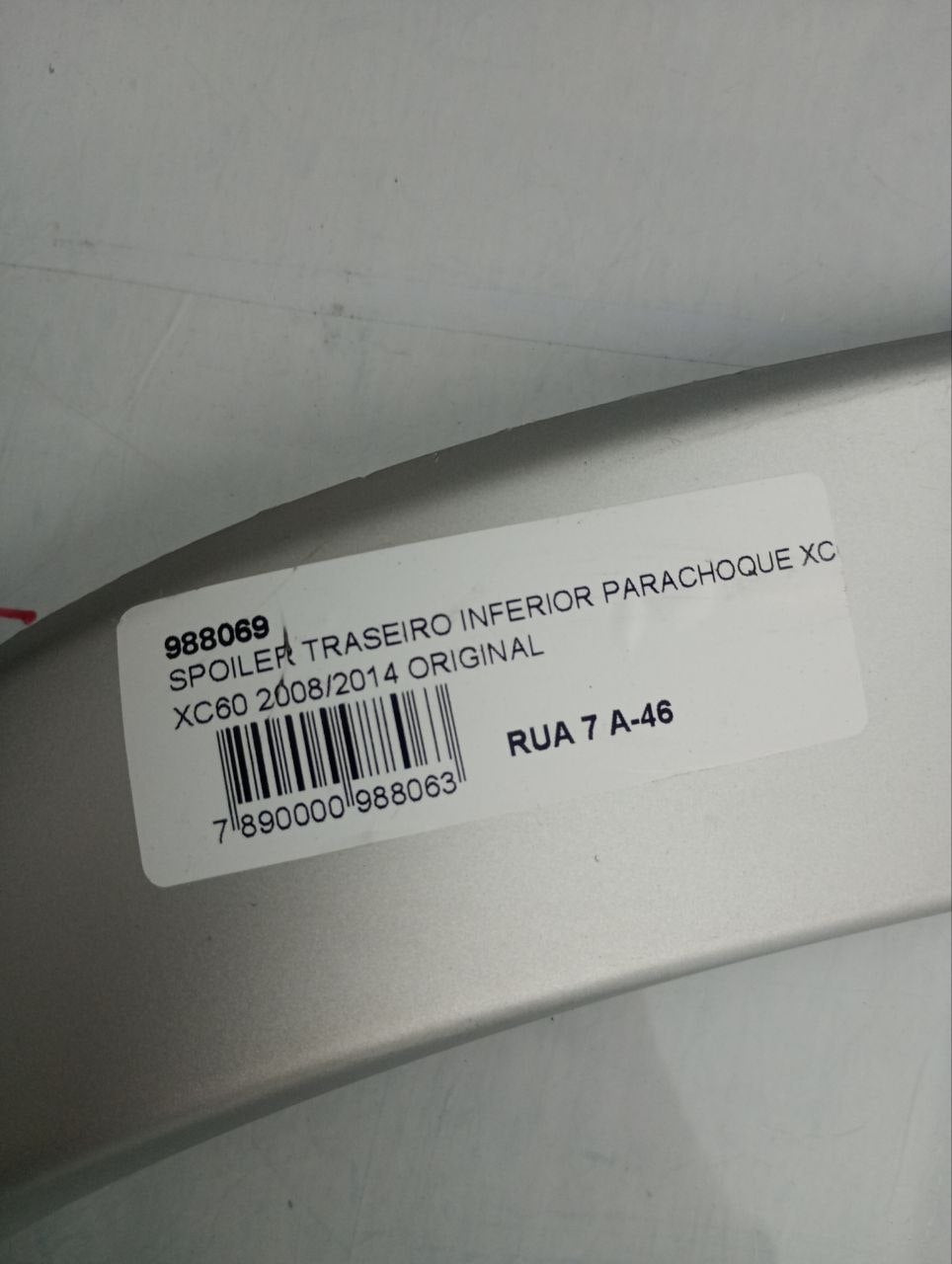 Spoiler Tras Inferior Parachoque Volvo XC60 2008/2014