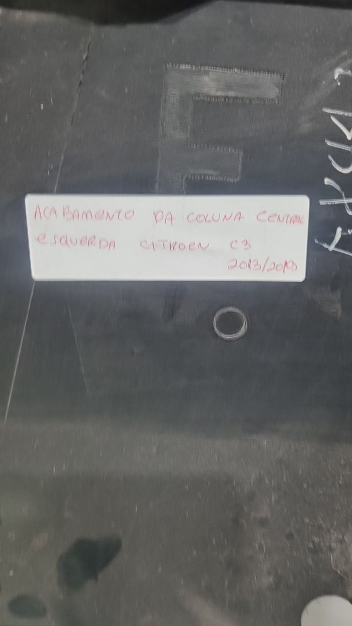 Acabamento Coluna Central Esq Citroen C3 2013/2019