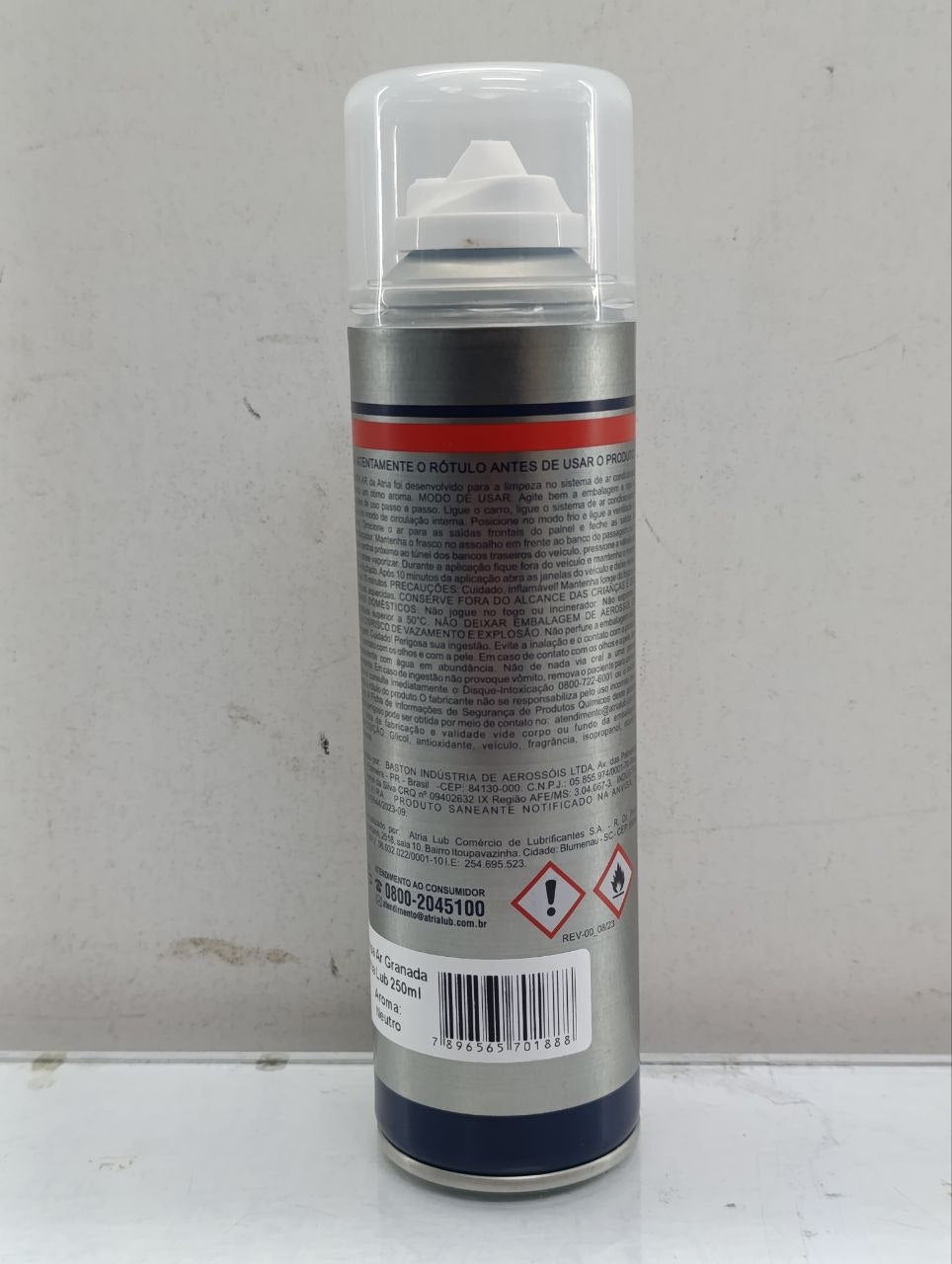 Limpador de Ar condicionado Atria 250ML