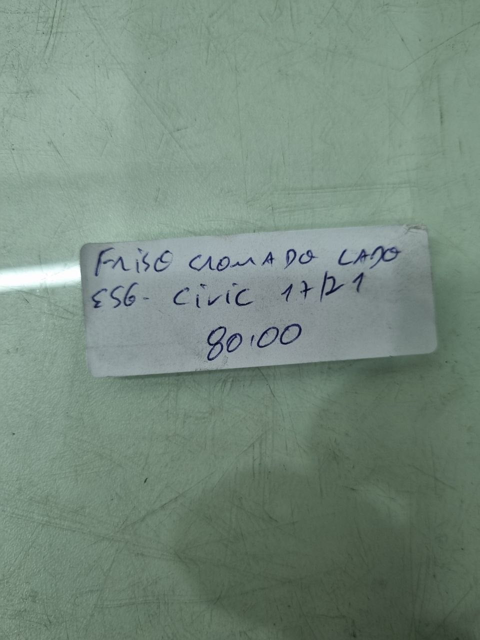 Friso Cromado Lateral Esquerdo Honda Civic 2017/2021 Usado