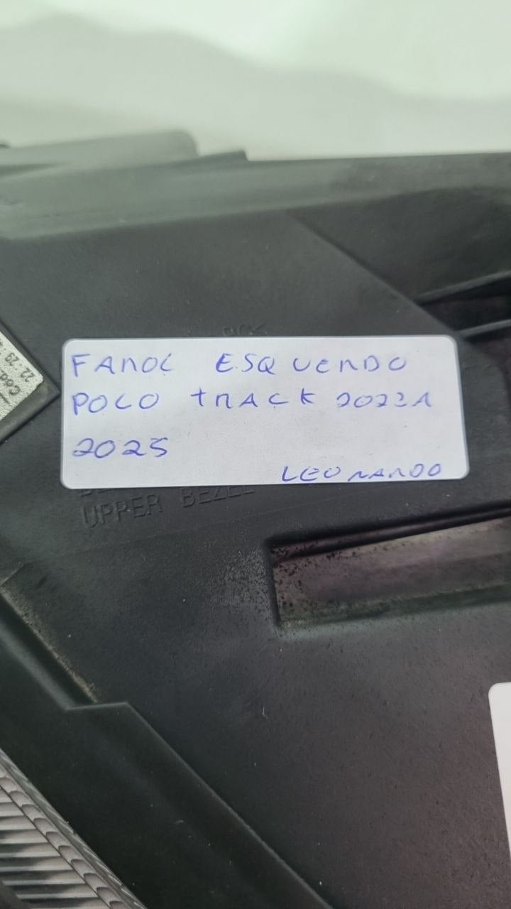 Farol Dianteiro Esquerdo VW Polo Track 2022/2025 Usado