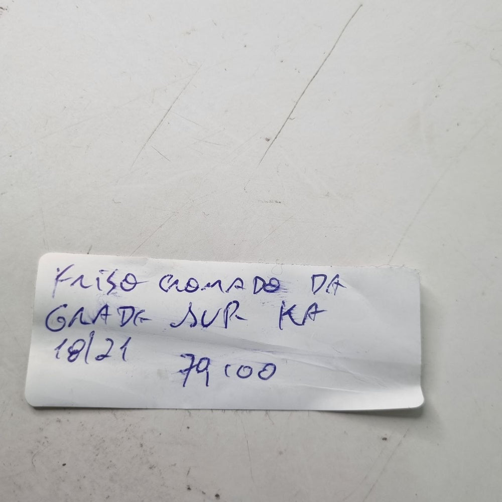 Friso Cromado Grade Dianteira Superior Ford Ka 2018/2021 Usado
