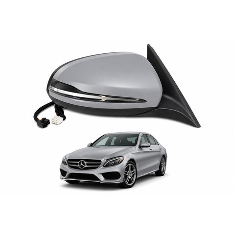 Retrovisor Direito Original Mercedes Classe C C180 C200 C250 Elétrico Retrátil C/Pisca LED 2015 2016 2017 2018