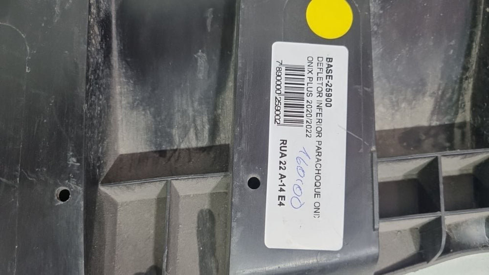 Defletor Inferior Parachoque Diant Chevrolet Onix Plus 2020/2022