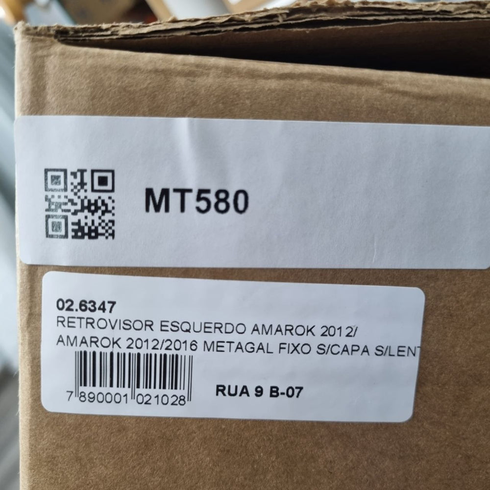 Retrovisor Esquerdo Metagal Volkswagen Amarok 2012/2016