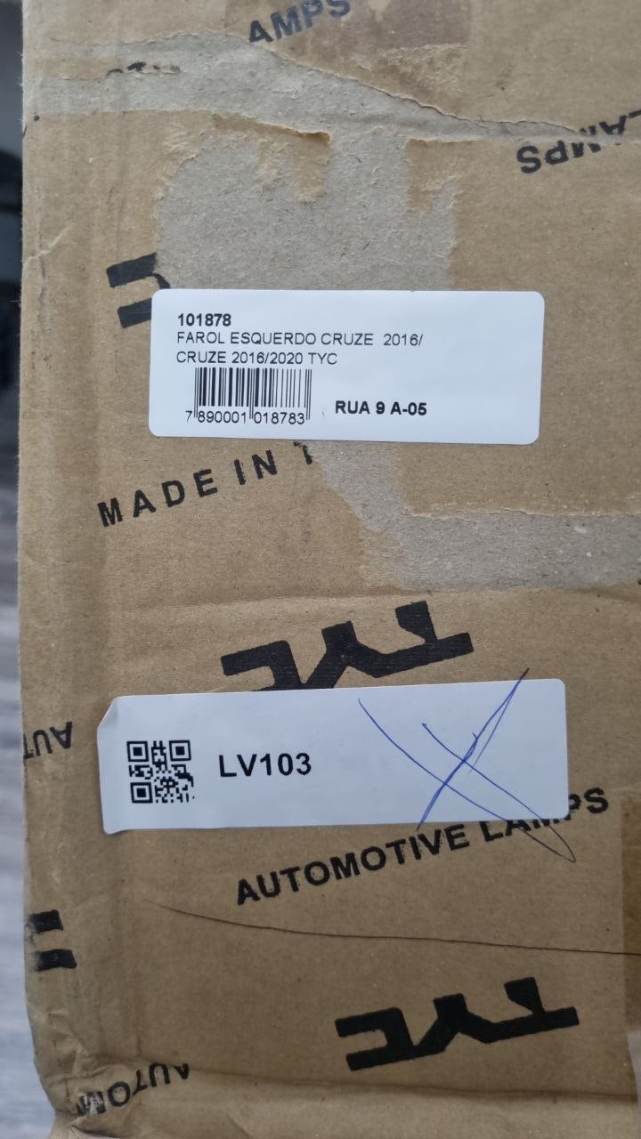 Farol Diant Esq Chevrolet Cruze 2016/2020