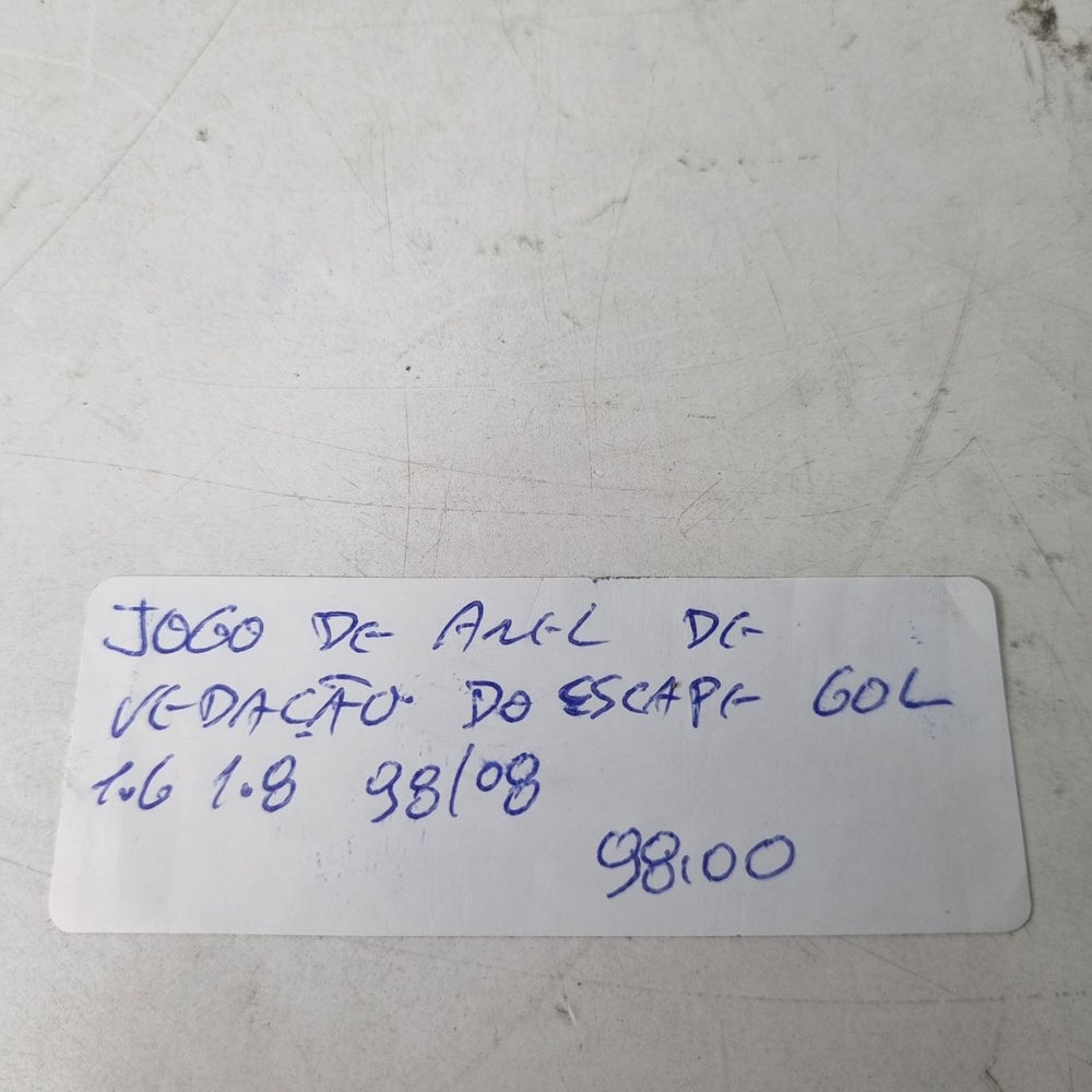 Jogo Anel Vedação Escape Volkswagen Gol 1998/2008