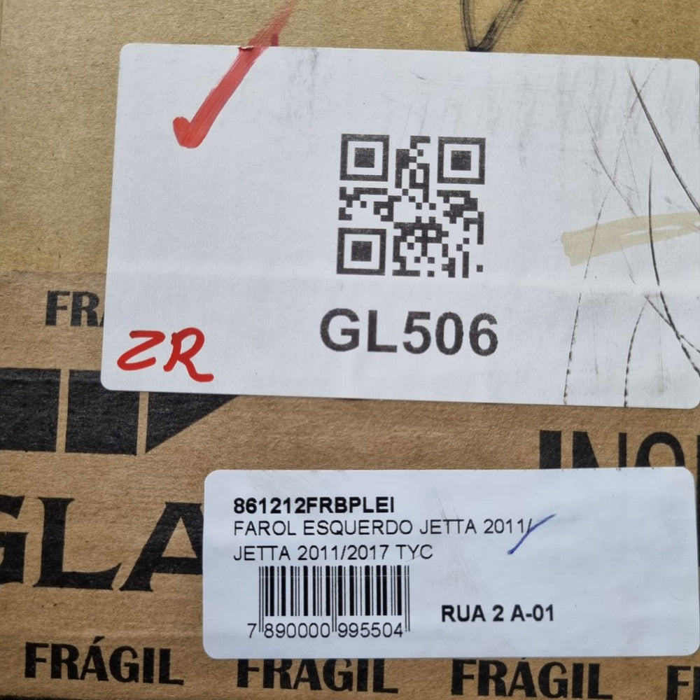 Farol lado esq sem léd jetta 2012 a 2016 novo