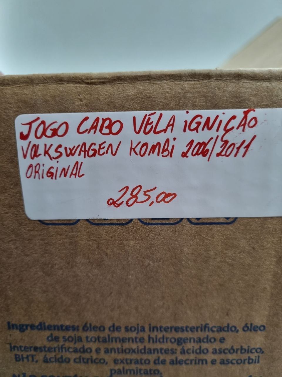 Jogo Cabo Vela Ignição Volkswagen Kombi 2006/2011