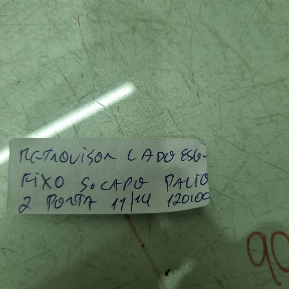 Retrovisor Lado Esq Fixo S/Capo Fiat Palio 2 Portas 2011/2014