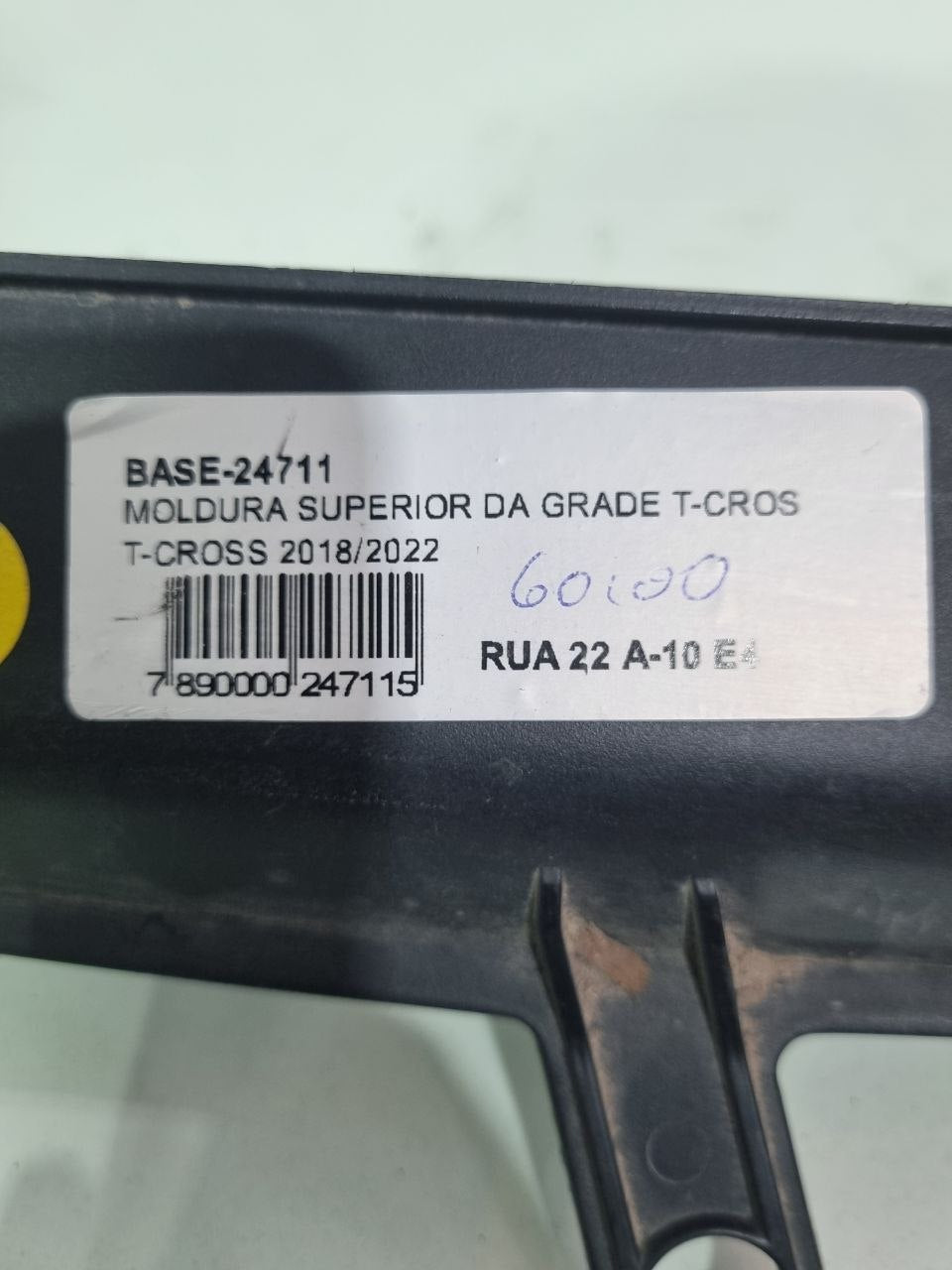 Moldura Superior Grade Diant Volkswagen T-Cross 2018/2022