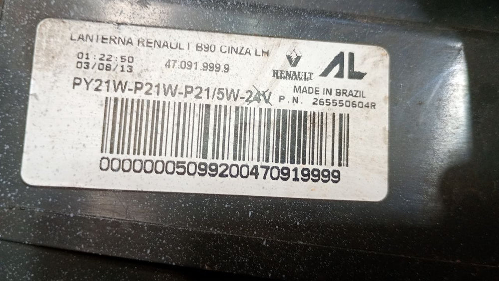Lanterna Tras Esq Renault Sandero Stepway 2011/2014