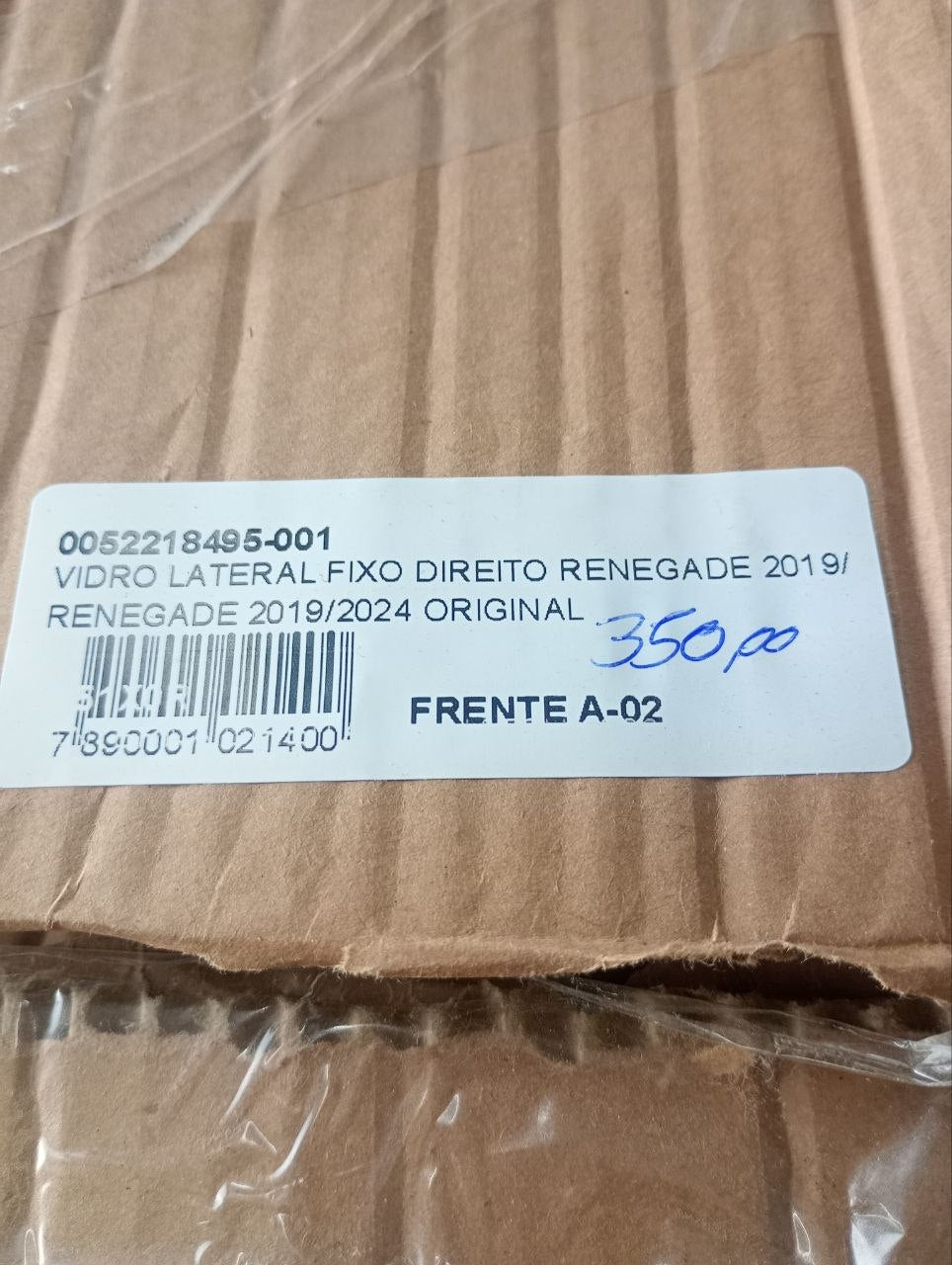 Vidro Lat Fixo Dir Jeep Renegade 2019/2024
