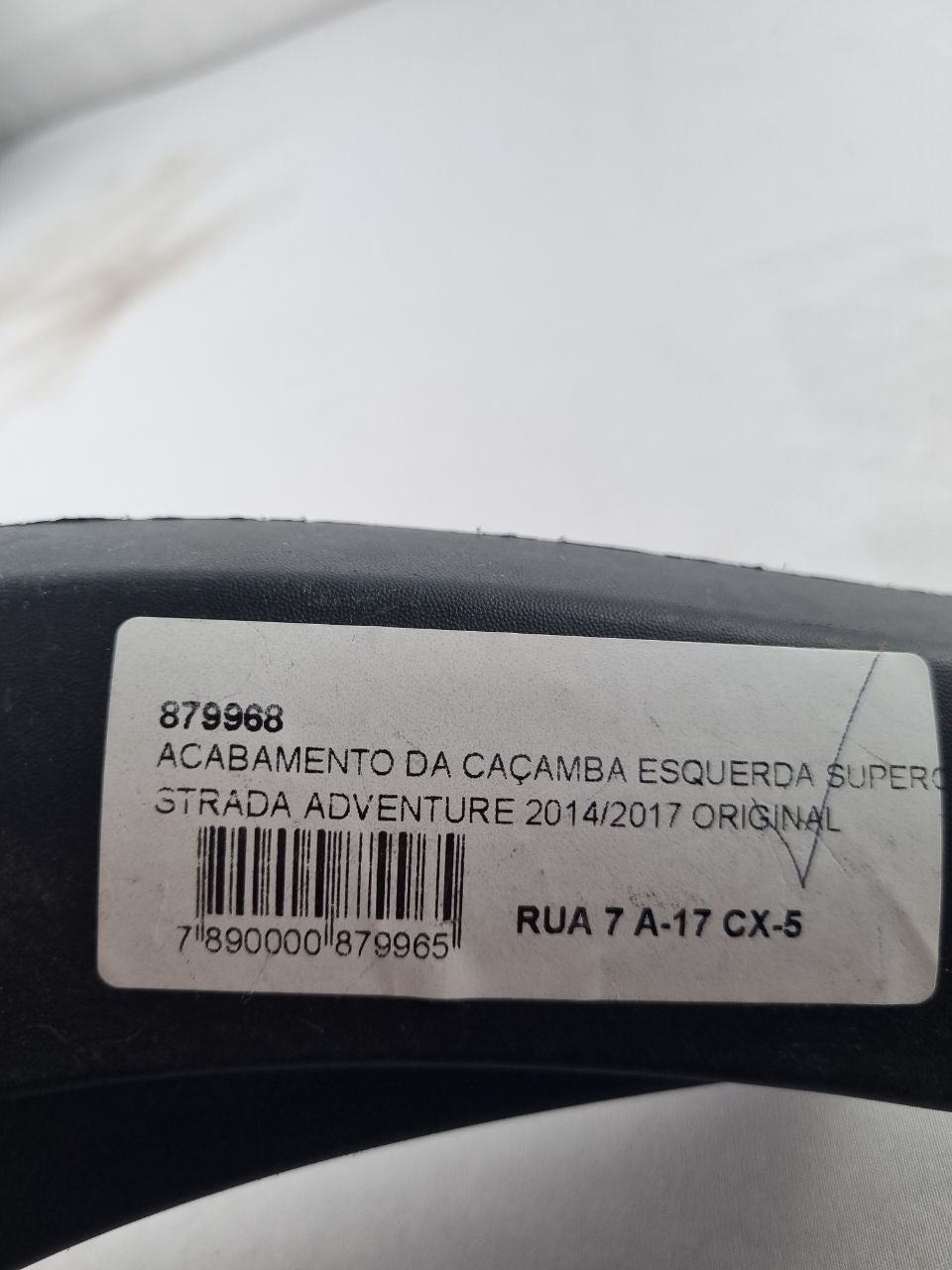 Acabamento Caçamba Esq Superior Fiat Strada Adventure