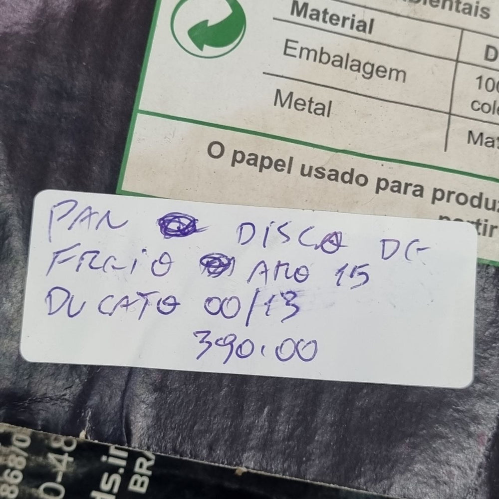 Par Disco de Freio Dianteiro Fiat Ducato 2000/2013 Novo