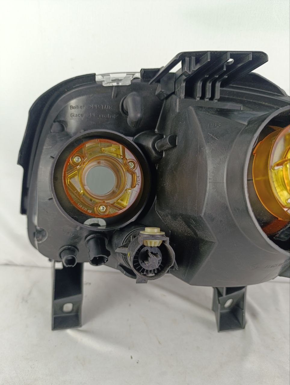 Farol Direito Renault Clio 1999/2002 Foco Duplo Cromado