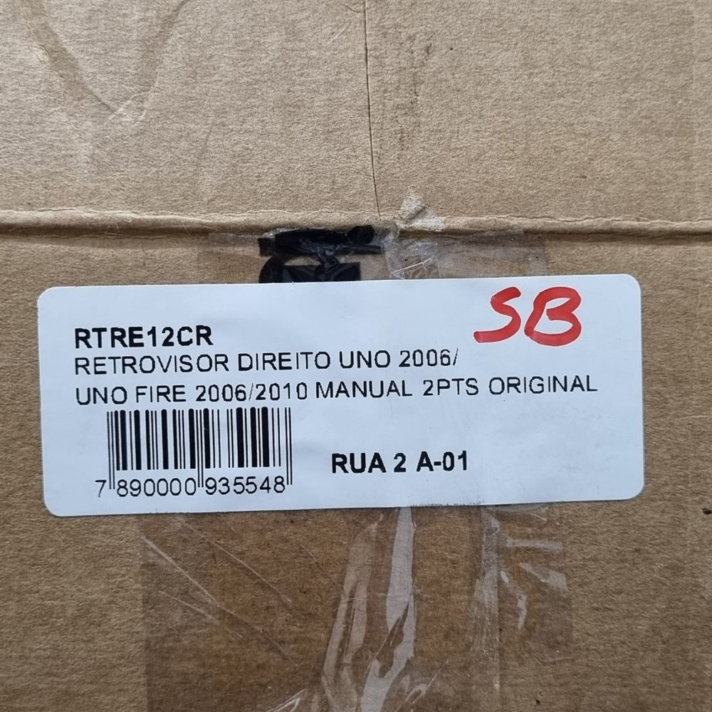 Retrovisor Externo Dir Fiat Uno 2006/2010