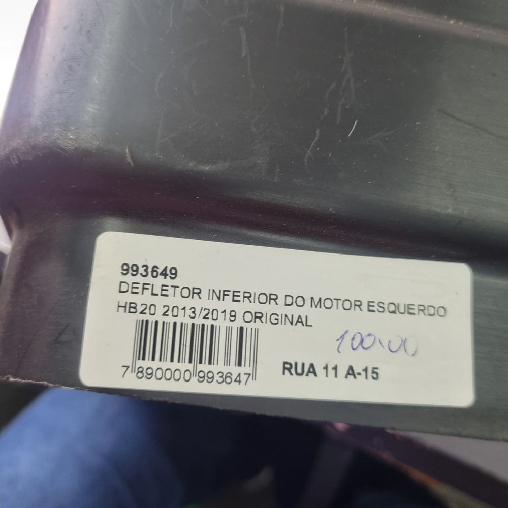 Defletor Inferior Motor Esq Hyundai HB20 2013/2019
