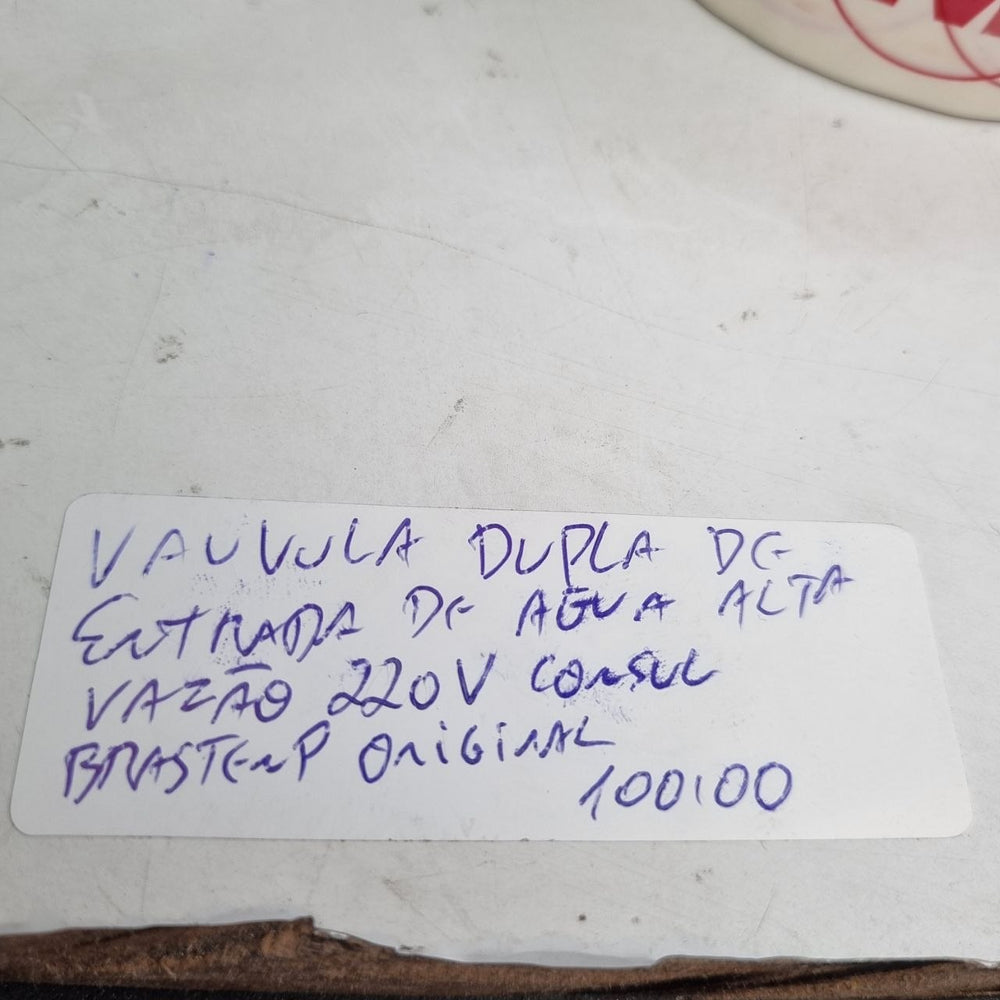 Válvula Dupla Entrada Água Alta Vazão Consul Brastemp 220V