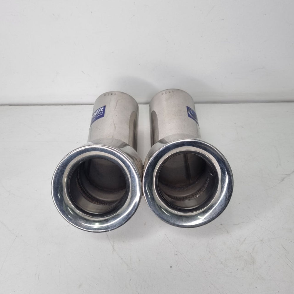 Ponteira Dupla de Escapamento Universal Aftermarket Nova
