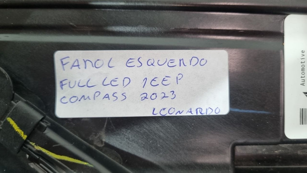 Farol Diant Esq Full LED Jeep Compass 2023 Usado