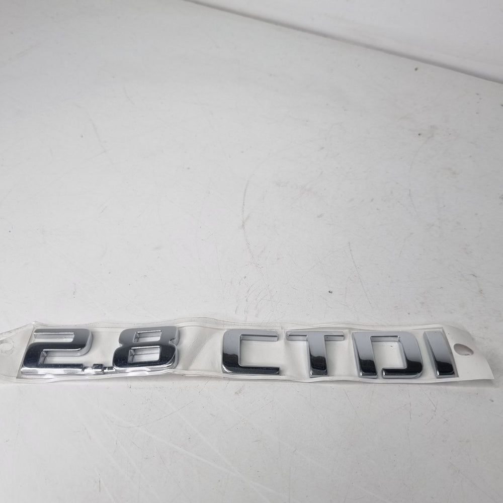 Emblema 2.8 CTDI Tampa Traseira Chevrolet S10 2013/2022 Novo