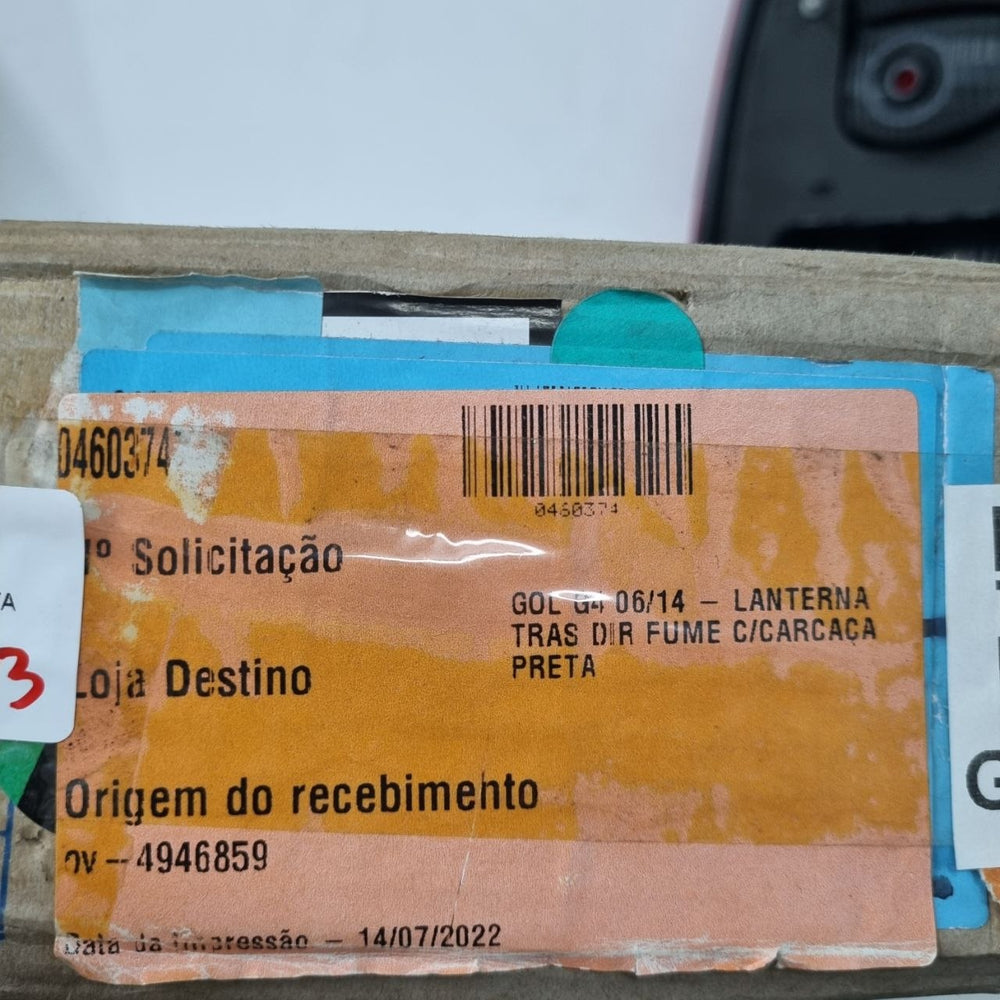 Lanterna Tras Dir Volkswagen Gol G4 2006/2014