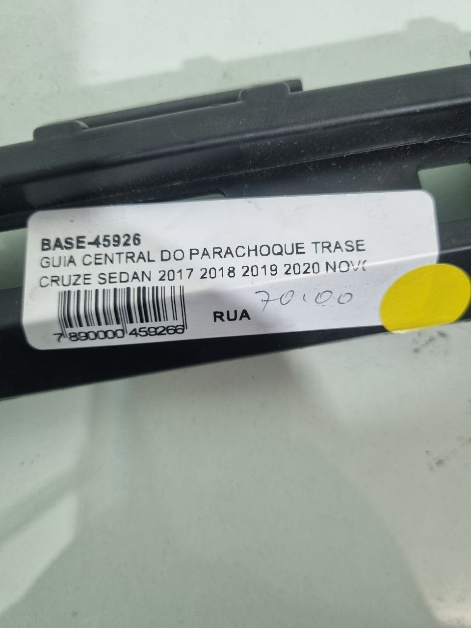 Guia Central Parachoque Traseiro Chevrolet Cruze Sedan 2017/2020 Novo