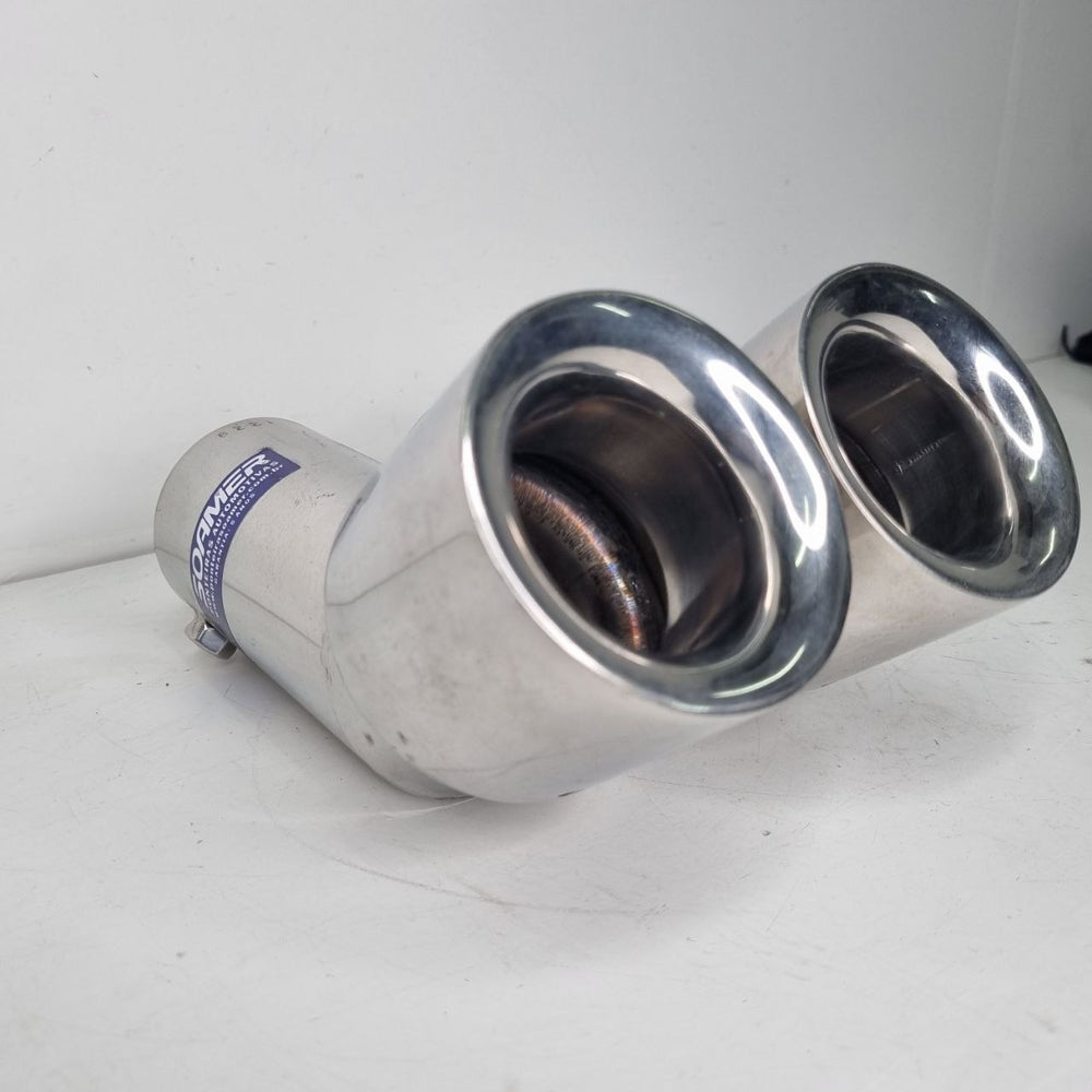 Ponteira Dupla de Escapamento Universal Aftermarket Nova