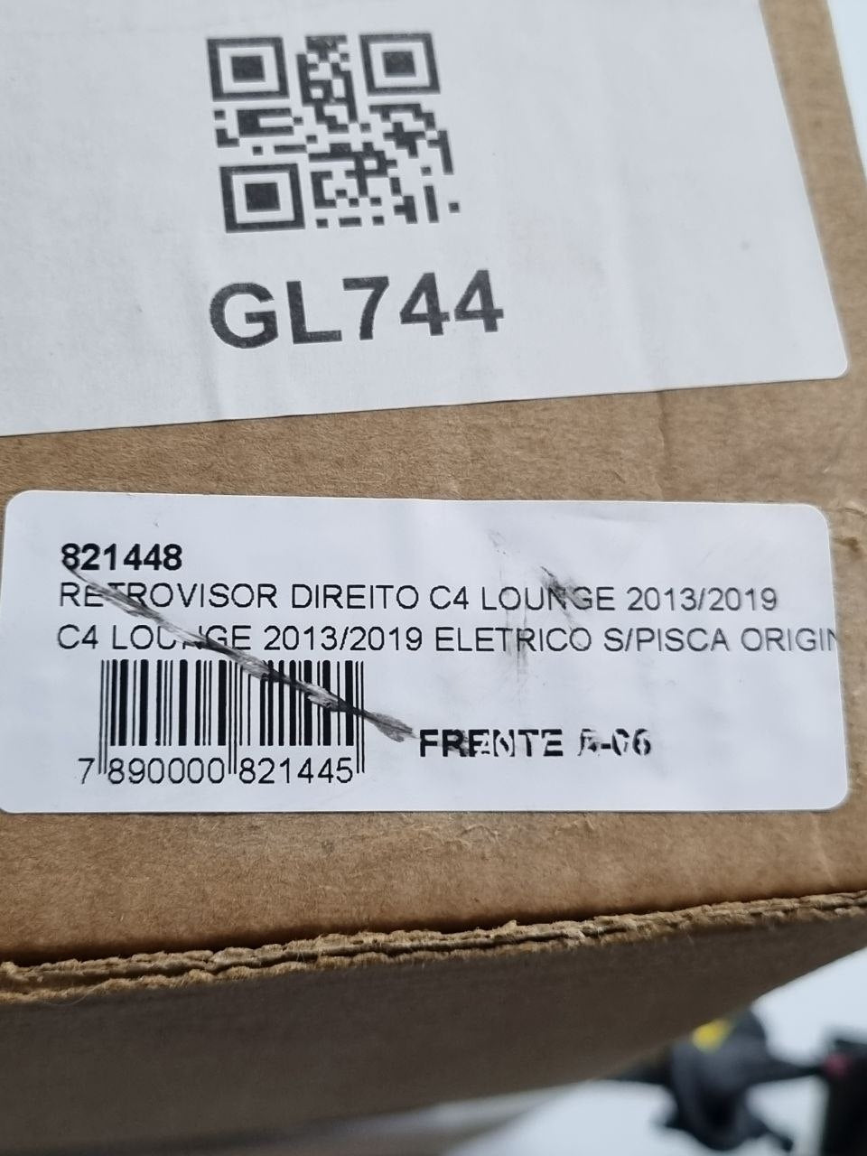 Retrovisor Lateral Dir Citroën C4 Lounge 2013/2019