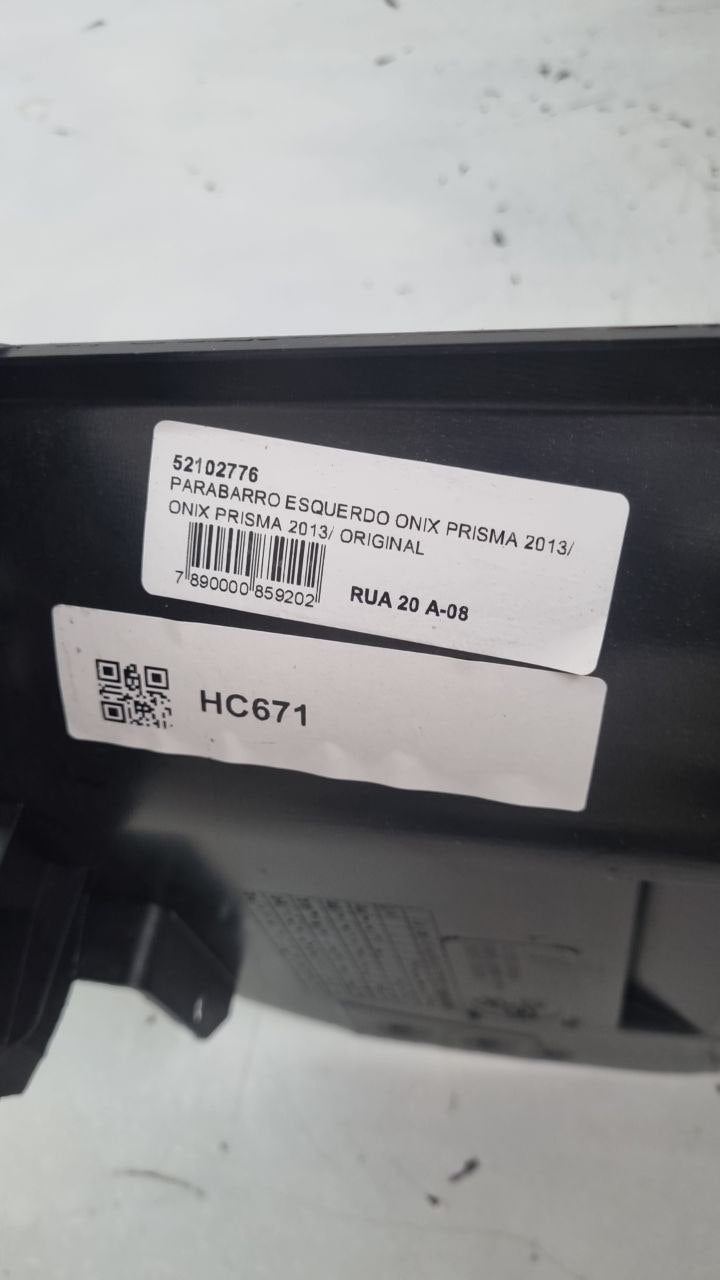 Parabarro Diant Esq Chevrolet Onix/Prisma 2013/2019 -