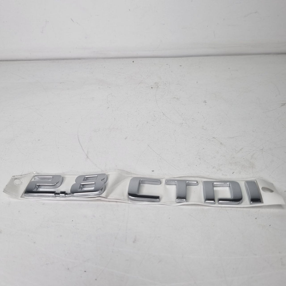 Emblema 2.8 CTDI Tampa Traseira Chevrolet S10 2013/2022 Novo
