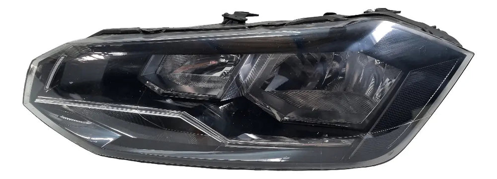 Farol Esquerdo Friso Cromado Volkswagen Polo 2017/ 2022 Rec.