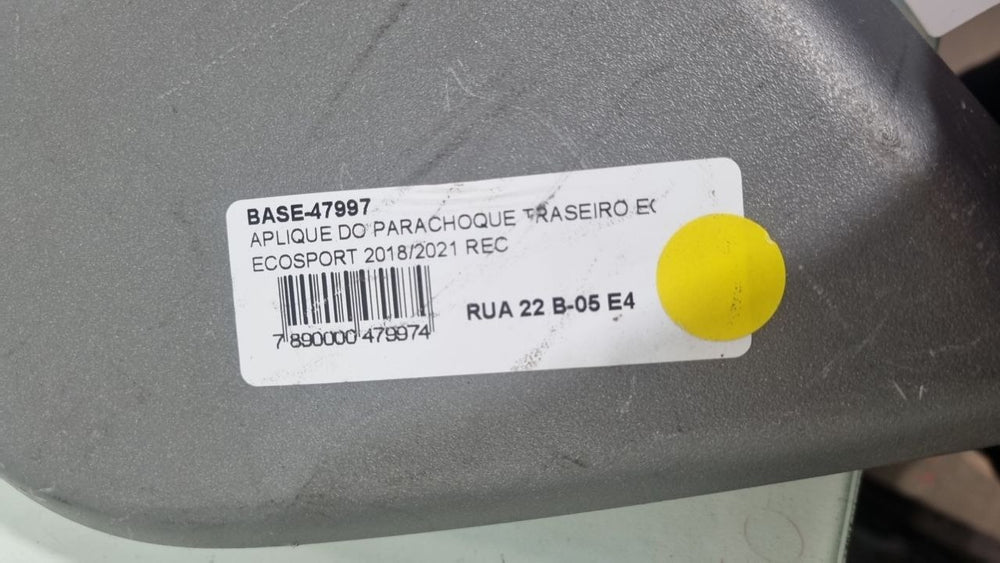 Aplique Parachoque Tras Ford Ecosport 2018/2021