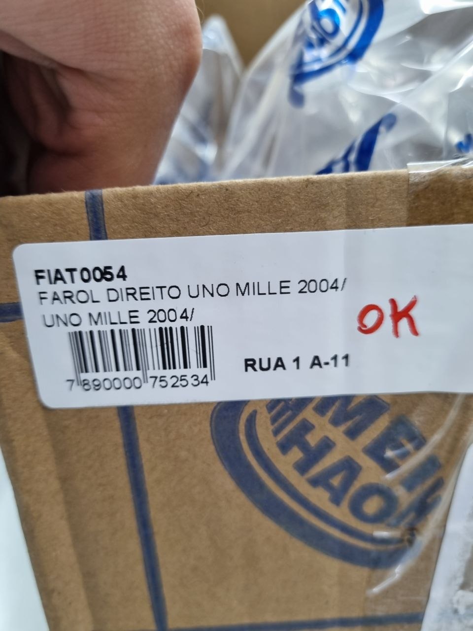 Farol Diant Dir Fiat Uno Mille 2004/2013