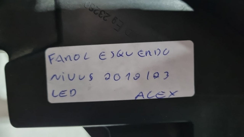 Farol Dianteiro Esquerdo Volkswagen Nivus 2019/2023 Usado
