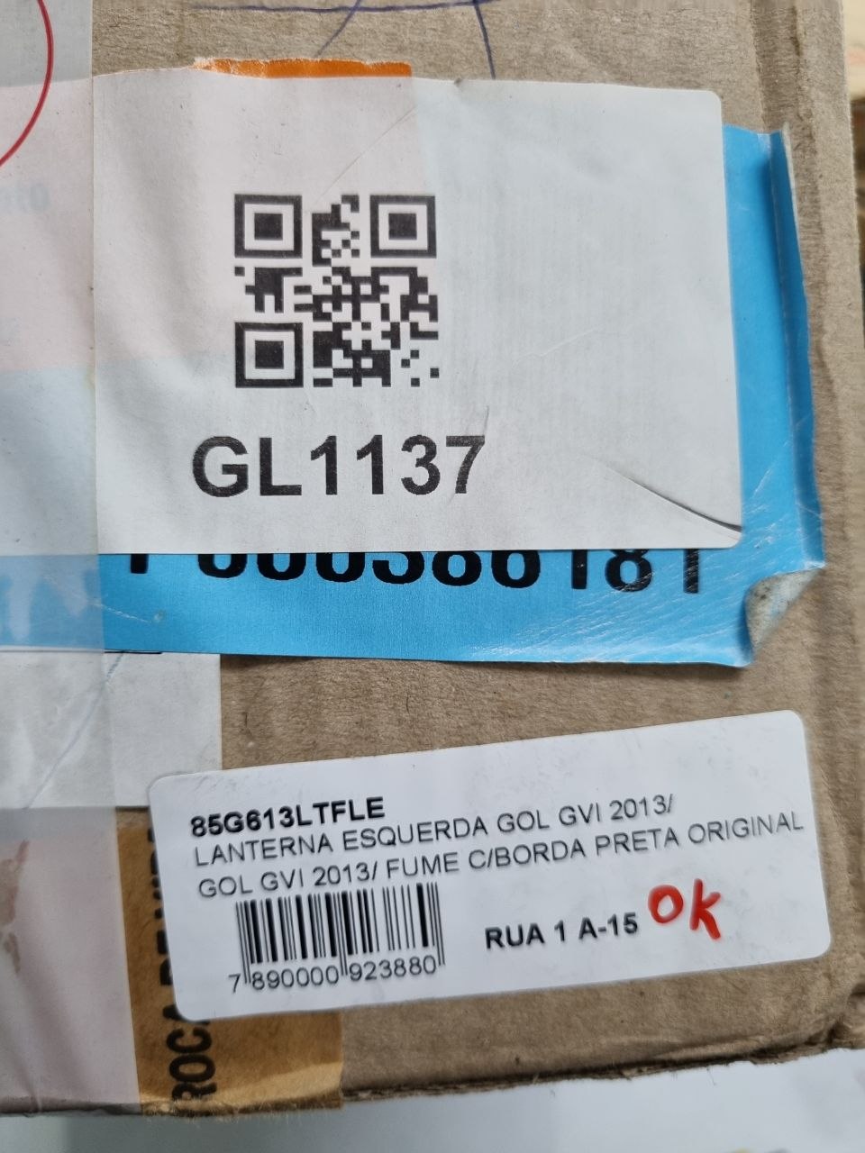 Lanterna Tras Esq Volkswagen Gol GVI 2013/2024