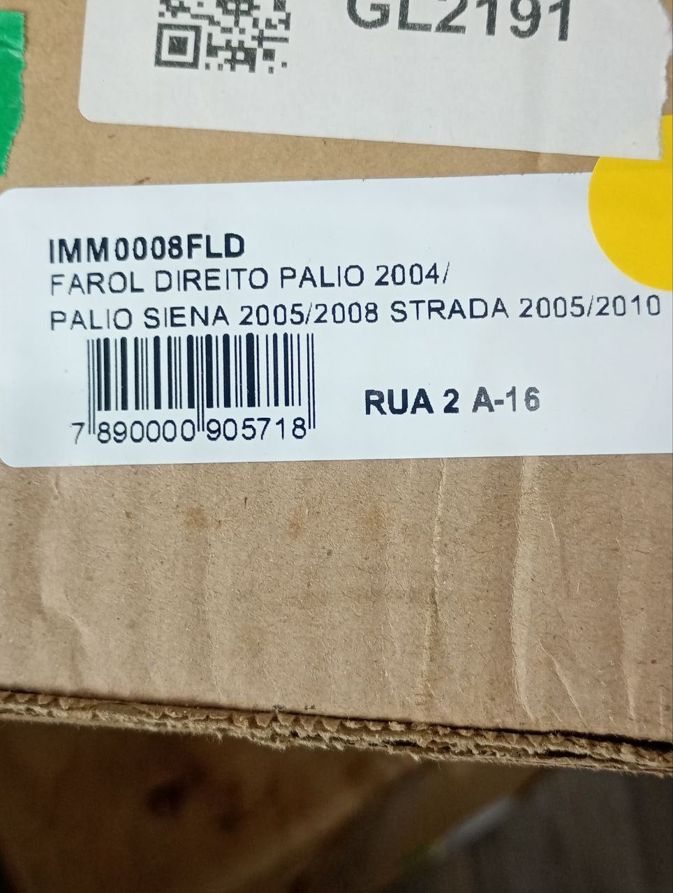 Farol Diant Dir Fiat Palio/Siena/Strada 2004/2010