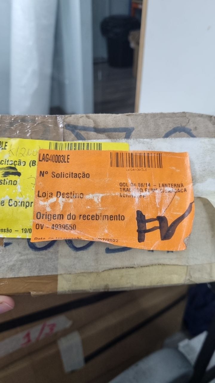 Lanterna Traseira Esq Volkswagen Gol G4 2006/2014