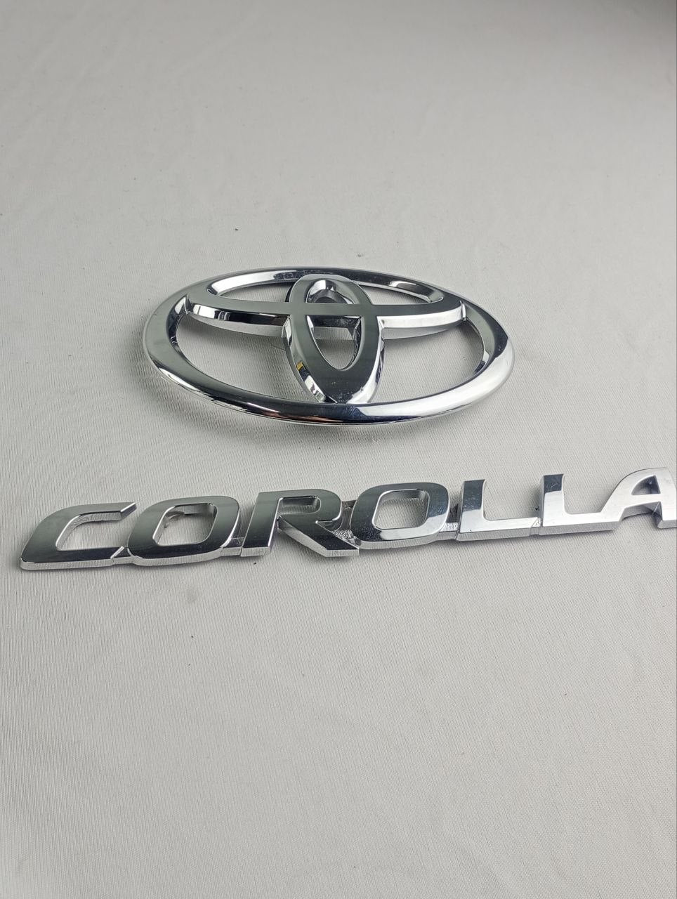 Kit Emblemas Traseiros Toyota Corolla 2003/2014 Novo